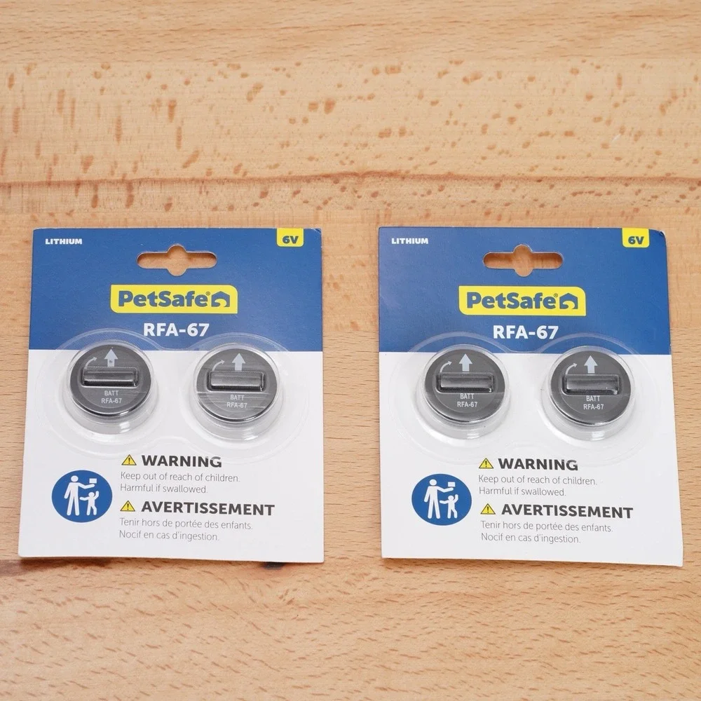 PetSafe RFA-67D-11 6V Battery‎ 4-Pack for Wireless Fence Receiver Collar